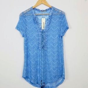 3/$10 sale NWT Red Leaf Tunic Boho Coverup Top